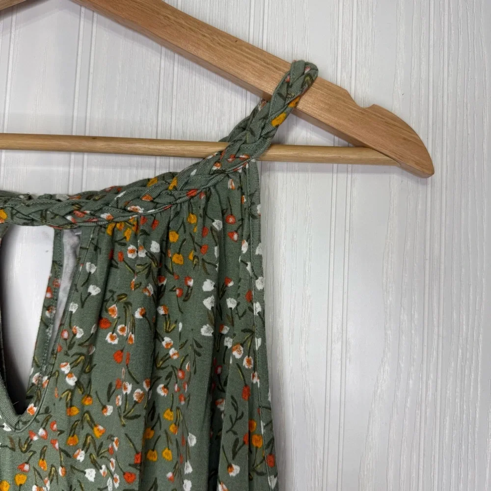 Daniel Rainn Kitura keyhole detail halter knit top size 1X - Picture 4 of 8